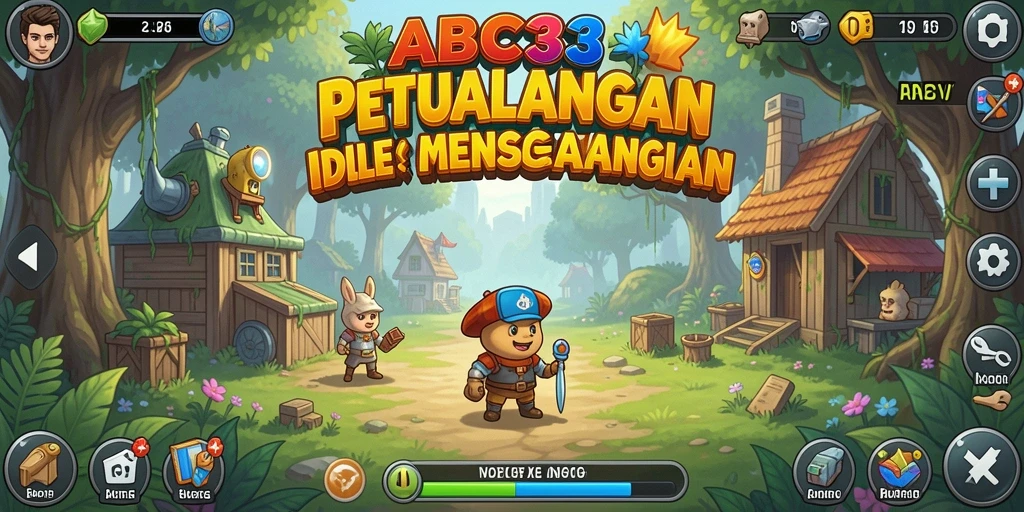 Tampilan gameplay Idle yang menarik dan interaktif.
