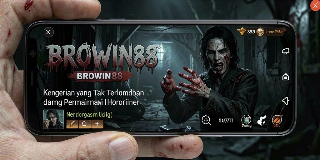 Screenshot gameplay BROWIN88 menampilkan momen mencekam dan penuh ketegangan.