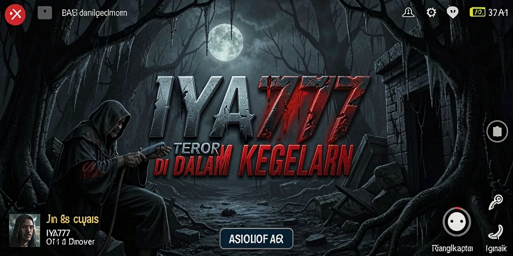 Screenshot menampilkan momen mendebarkan dalam gameplay Horror.