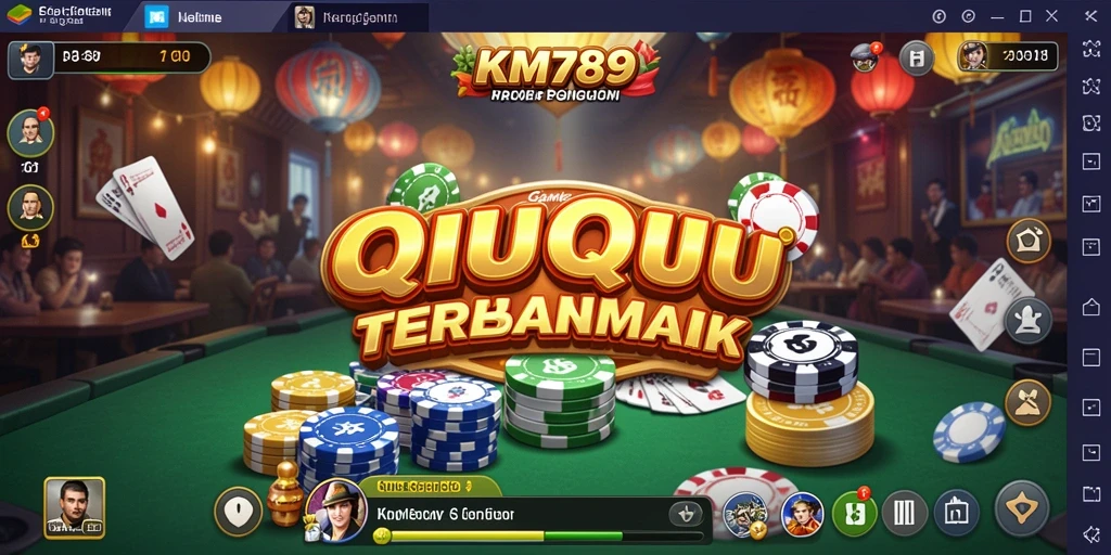 Tampilan gameplay QiuQiu yang seru di KM789.