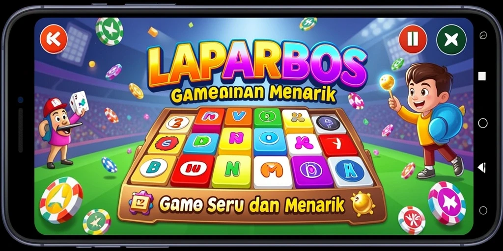Tampilan gameplay Bingo di LAPARBOS yang mengasyikkan dan interaktif.