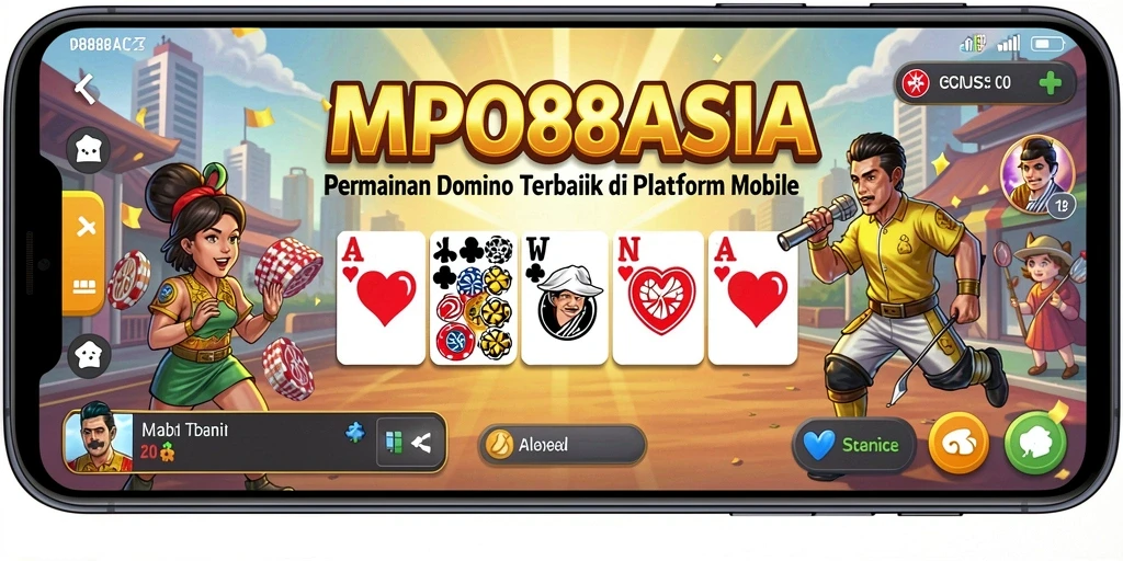 Tampilan gameplay Domino MPO88ASIA yang menarik dan interaktif.