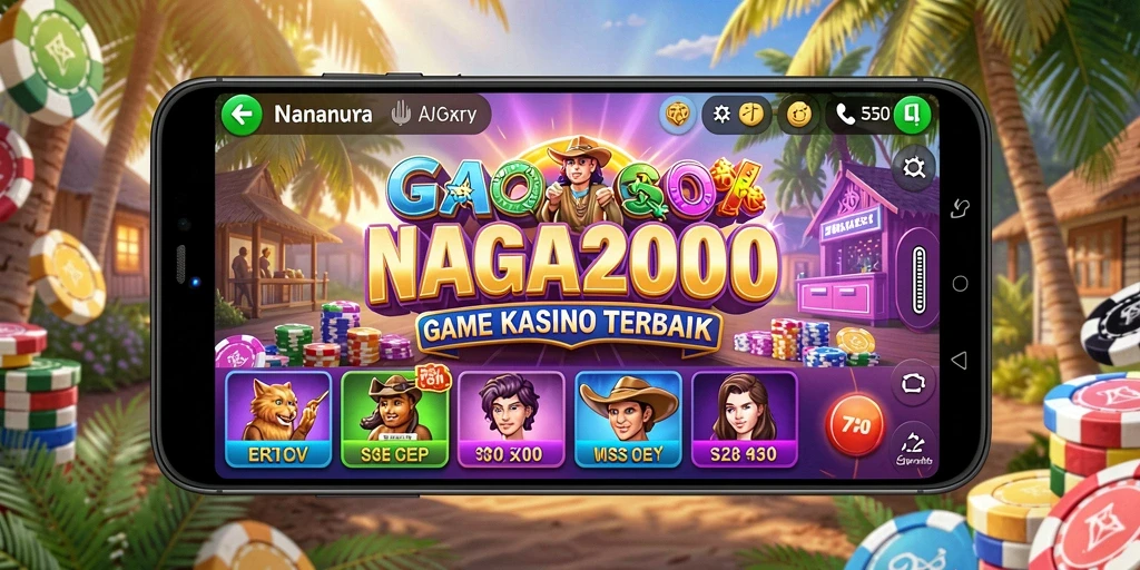 Screenshot NAGA2000 menampilkan gameplay Kasino dengan grafis yang memukau.
