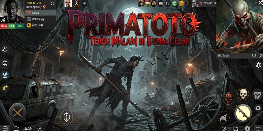 Tangkapan layar menunjukkan suasana mencekam dalam PRIMATOTO.