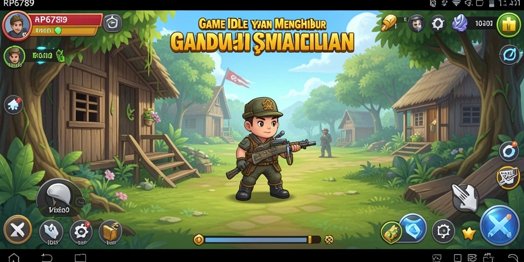 Tampilan gameplay RP6789 dengan elemen Idle yang menarik.