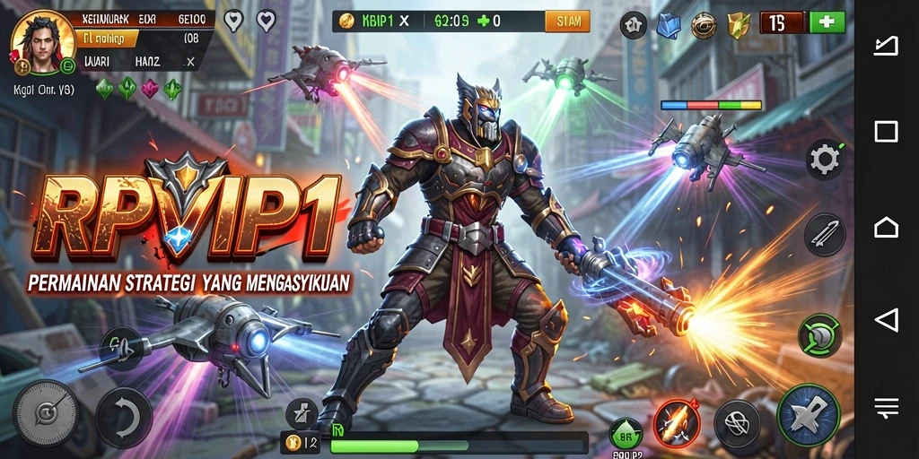 Tampilan gameplay RPVIP1 yang mendebarkan dan strategis.