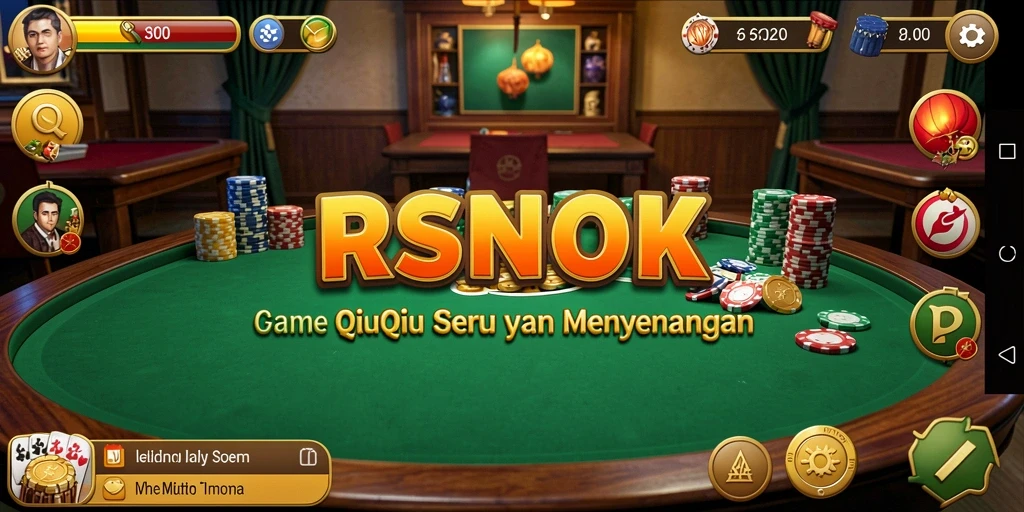 Tampilan gameplay QiuQiu yang mengasyikkan di RSNOK.