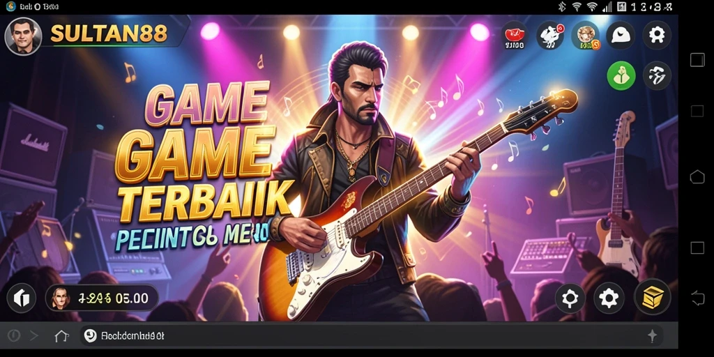 Screenshot SULTAN88 menampilkan gameplay musik yang seru.