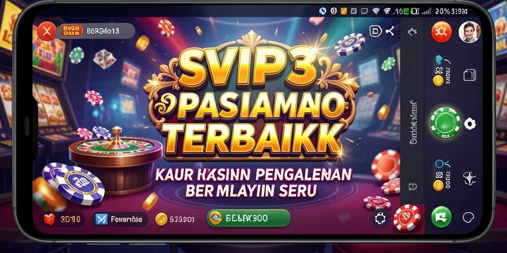Tampilan menarik dari gameplay Kasino di SVIP3 yang penuh aksi.