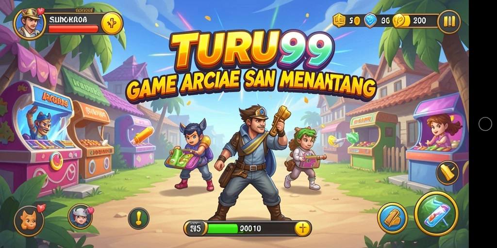 Screenshot gameplay TURU99 menunjukkan keseruan dalam menyelesaikan tantangan.