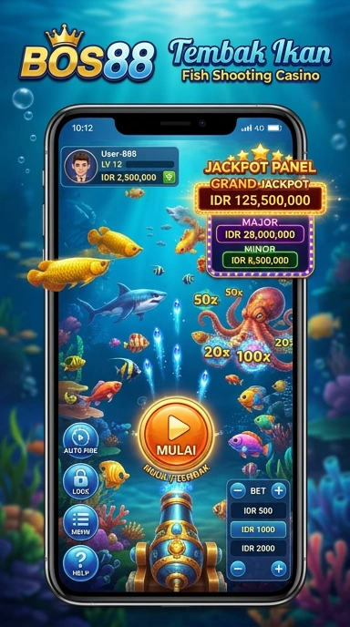Antarmuka bos88 yang menarik dan mudah digunakan.
